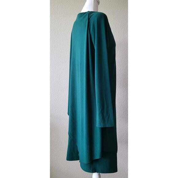 NWT Soft Surroundings Women Asymmetrical‎ Dress Medium Lagenlook Layered Art - Picture 13 of 13